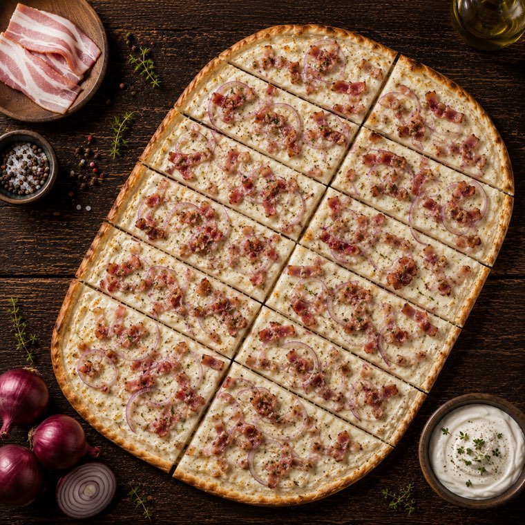 Tarte flambée Klassisch