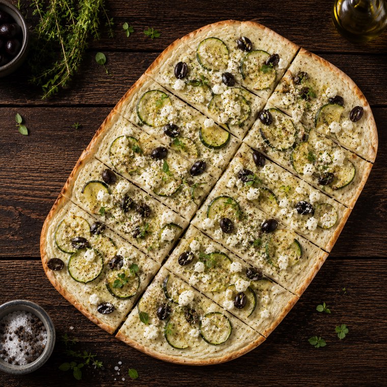 Tarte flambée Mediterran